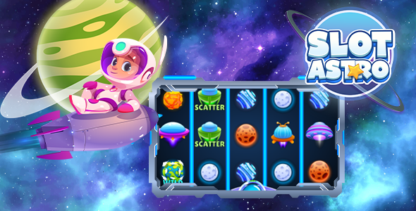 Astro Slot Game - Colorful space adventure